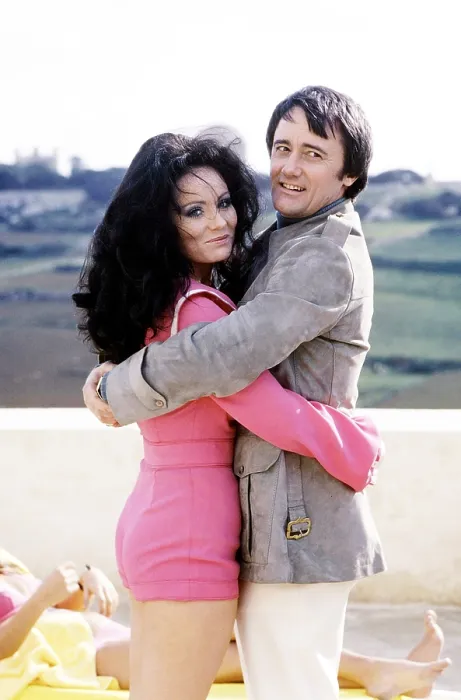 Framed Print : THE PROTECTORS, from left, Linda Staab (the future Linda Vaughn), Robert Vaughn, on location in Malta for It Could Be Practically Anywhere on the Island, aired March 16 Framed Print : THE PROTECTORS, from left, Linda Staab (the future Linda Vaughn), Robert Vaughn, on location in Malta for It Could Be Practically Anywhere on the Island, aired March 16