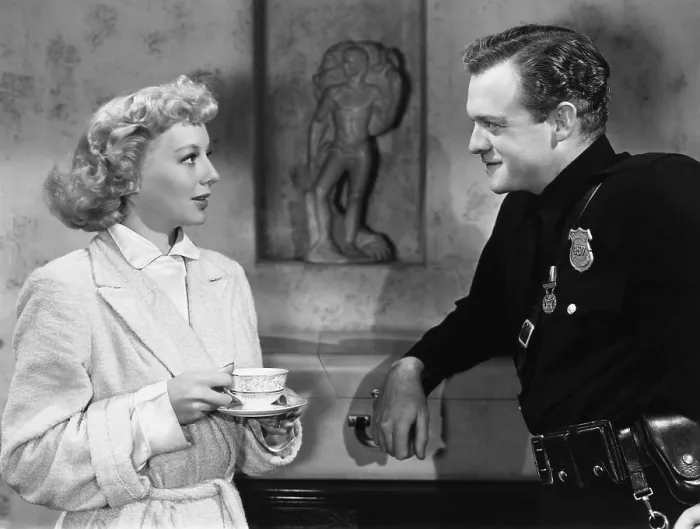 Framed Print : THE PROWLER, from left, Evelyn Keyes, Van Heflin, 1951 Framed Print : THE PROWLER, from left, Evelyn Keyes, Van Heflin, 1951