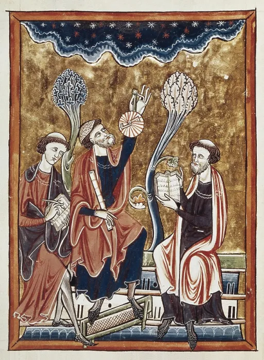 Framed Print : Psalter of Saint Louis and of Blanca de Castilla. beg. 13th c. Fol. 1v. The astronome with an astrolabe and the mathematician establishing the liturgical year calendar Framed Print : Psalter of Saint Louis and of Blanca de Castilla. beg. 13th c. Fol. 1v. The astronome with an astrolabe and the mathematician establishing the liturgical year calendar