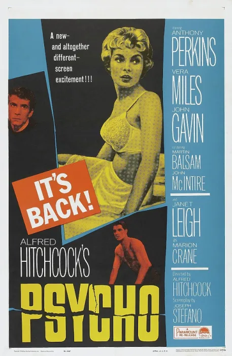 Framed Print : PSYCHO, US poster, Anthony Perkins (left), Janet Leigh (center), John Gavin (bottom), 1960 Framed Print : PSYCHO, US poster, Anthony Perkins (left), Janet Leigh (center), John Gavin (bottom), 1960