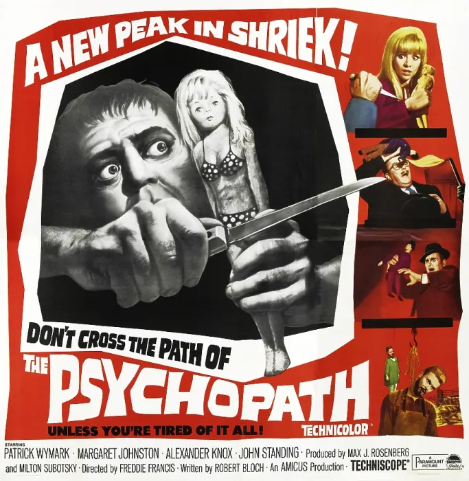Framed Print : THE PSYCHOPATH, US lobbycard, 1966 Framed Print : THE PSYCHOPATH, US lobbycard, 1966