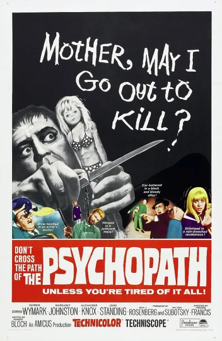Framed Print : THE PSYCHOPATH, US poster, 1966