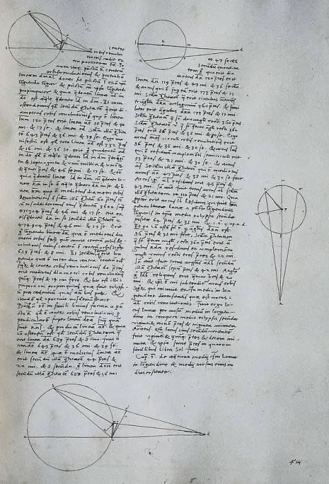 Framed Print : PTOLEMY, Claudius Ptolemaeus ( c. AD 100 - c. AD 170). 'Almagest'. Manuscripted edition in Latin (16th c.). SPAIN. Salamanca. Salamanca University Library