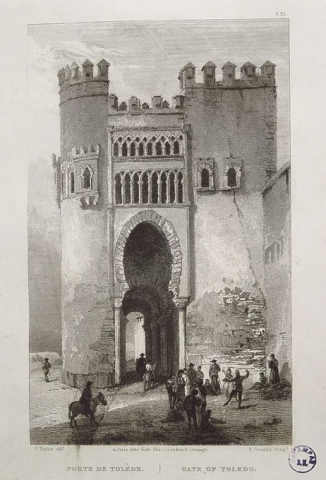 Framed Print : Puerta del Sol in Toledo. Litography. AISA / Everett Collection**US SALES ONLY** Framed Print : Puerta del Sol in Toledo. Litography. AISA / Everett Collection**US SALES ONLY**