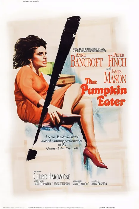 Framed Print : THE PUMPKIN EATER, US poster art, Anne Bancroft, 1964 Framed Print : THE PUMPKIN EATER, US poster art, Anne Bancroft, 1964