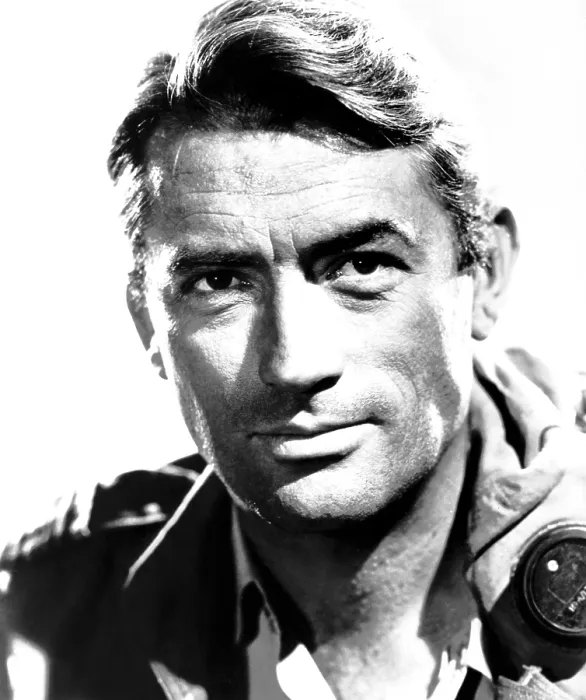 Framed Print : THE PURPLE PLAIN, Gregory Peck, 1954