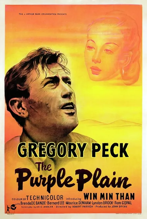 Framed Print : THE PURPLE PLAIN, Gregory Peck, Win Min Than, 1954