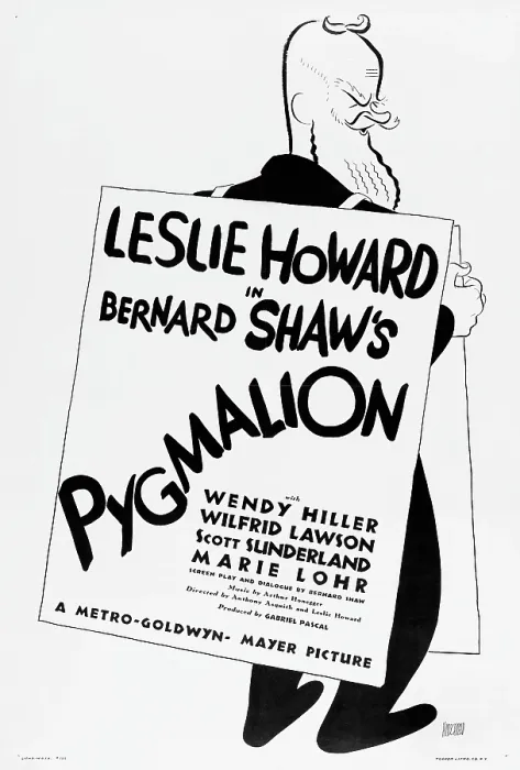 Framed Print : PYGMALION, US ad art, George Bernard Shaw, 1938