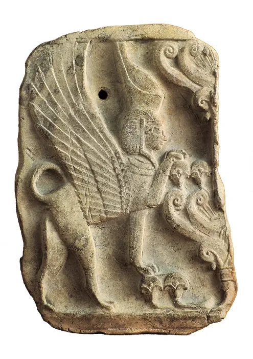 Framed Print : Pynax. 6th c. BC. Carthaginian art. Terra-cotta. SPAIN. Madrid. National Museum of Archaeology. Proc: SPAIN. IBIZA. AISA / Everett Collection**US SALES ONLY**