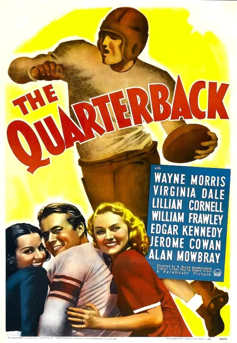 Framed Print : THE QUARTERBACK, bottom center: Wayne Morris, 1940