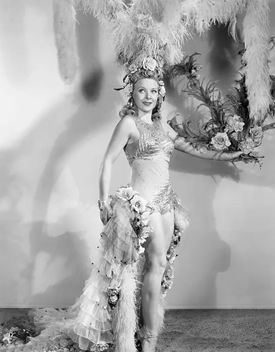 Framed Print : QUEEN OF BURLESQUE, Evelyn Ankers, 1946