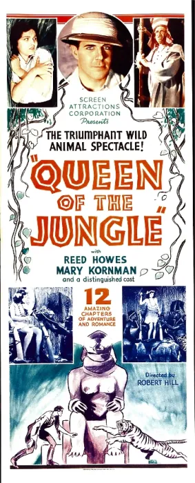 Framed Print : QUEEN OF THE JUNGLE, top left: Mary Kornman, top center: Reed Howes, 1935 Framed Print : QUEEN OF THE JUNGLE, top left: Mary Kornman, top center: Reed Howes, 1935