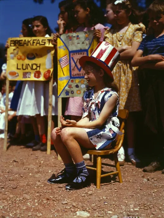 Framed Print : The Queen of May, Emily Schwak, At Beecher Street School, a school of Polish and Italian Americans, by Fenno Jacobs, Southington Connecticut, 1942
