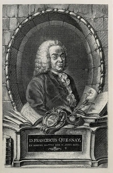 Framed Print : QUESNAY, Franois (1694-1774). French economist and doctor. Etching. AISA / Everett Collection**US SALES ONLY**