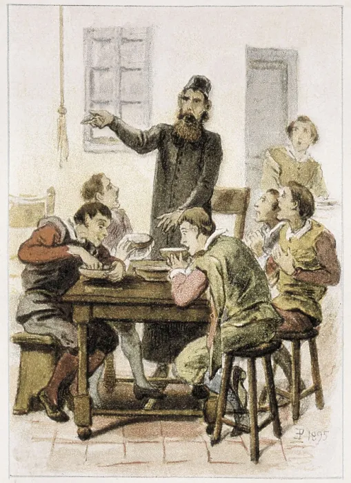 Framed Print : QUEVEDO y VILLEGAS, Francisco de (1580-1645). 'Historia de la vida del Buscn llamado don Pablos' (The Life Story of a Searcher Called Don Pablos)
