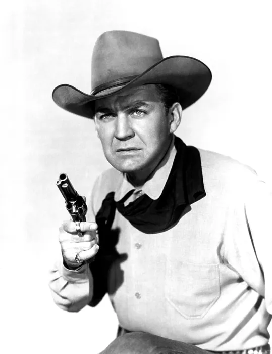 Framed Print : THE QUIET GUN, Forrest Tucker, 1957