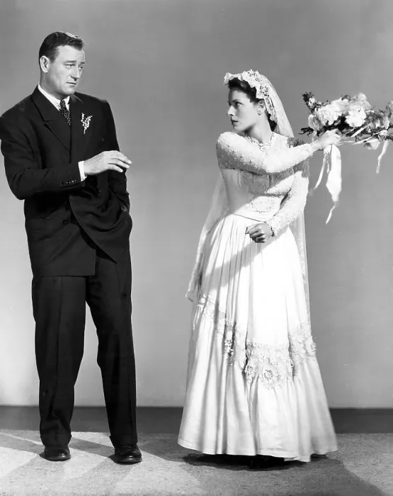 Framed Print : THE QUIET MAN 1952 John Wayne, Maureen O'Hara