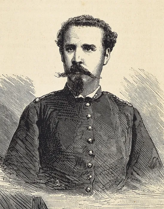 Framed Print : QUIJADA Y MUIZ, Amos (19th century). Spanish military man. Spain. Third Carlist War. Amos Quijada. Engraving. SPAIN. Madrid. National Library Framed Print : QUIJADA Y MUIZ, Amos (19th century). Spanish military man. Spain. Third Carlist War. Amos Quijada. Engraving. SPAIN. Madrid. National Library