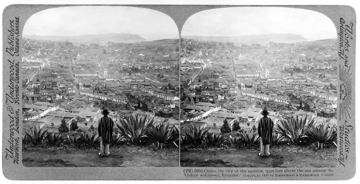 Framed Print : Quito, Ecuador, by Underwood & Underwood, circa 1907
