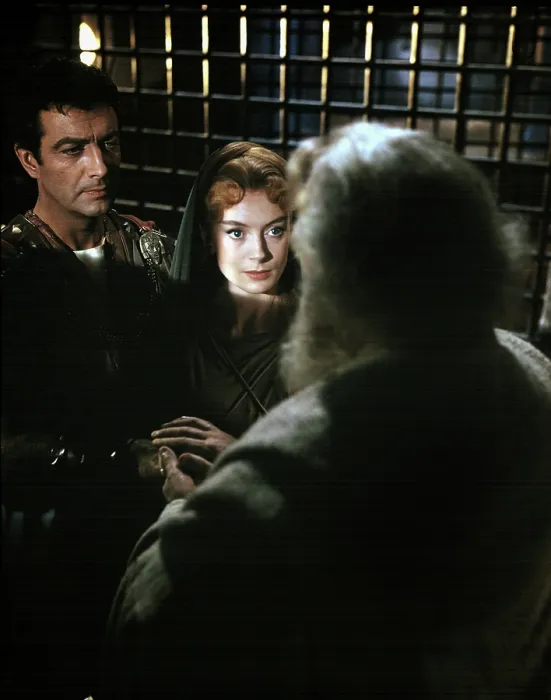Framed Print : QUO VADIS, Robert Taylor, Deborah Kerr, Abraham Sofaer, 1951