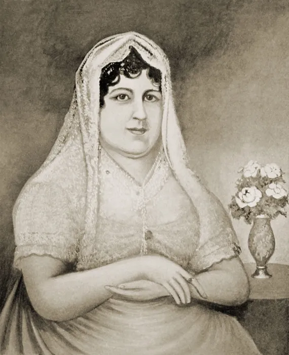 Framed Print : Rachel Jackson, wife of Andrew Jackson, 7th President of the US. Print based on a portrait in the Tennessee State Museum by an unknown artist, c.1815-1828 (BSLOC_2016_14_20) Framed Print : Rachel Jackson, wife of Andrew Jackson, 7th President of the US. Print based on a portrait in the Tennessee State Museum by an unknown artist, c.1815-1828 (BSLOC_2016_14_20)