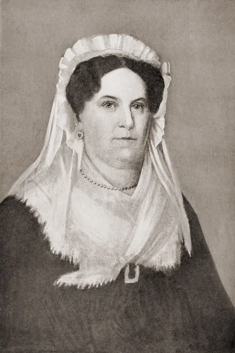 Framed Print : Rachel Jackson, wife of Andrew Jackson, 7th President of the US. She never presided at the White House, since she died between her husband election in Nov