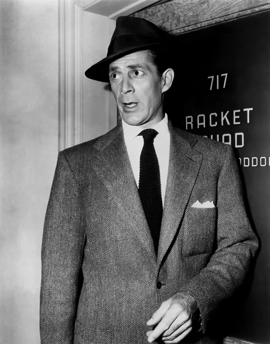 Framed Print : RACKET SQUAD, Reed Hadley, 1950-1951