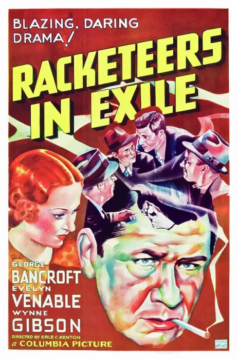 Framed Print : RACKETEERS IN EXILE, Evelyn Venable (left), George Bancroft (front right), 1937