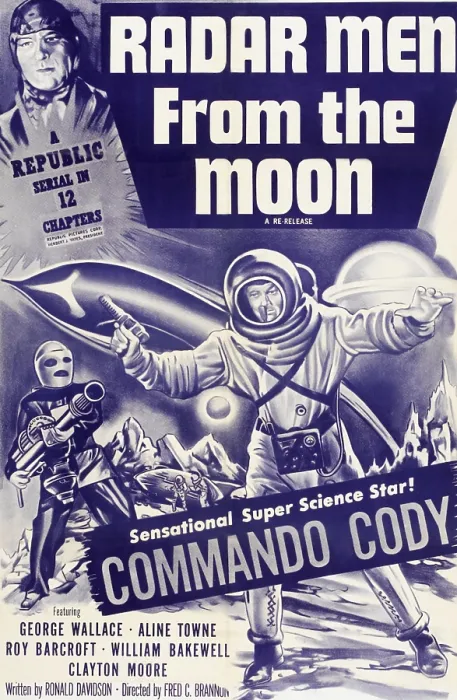 Framed Print : RADAR MEN FROM THE MOON, George Wallace on poster art, 1952 Framed Print : RADAR MEN FROM THE MOON, George Wallace on poster art, 1952