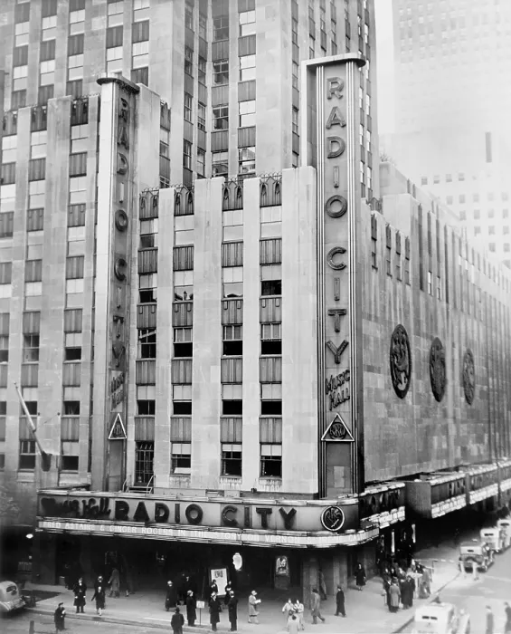 Framed Print : Radio City Music Hall, New York City, April 11, 1939. It was designed by Edward Durell Stone, in the Art Deco style and opened in 1932. (BSLOC_2013_8_230) Framed Print : Radio City Music Hall, New York City, April 11, 1939. It was designed by Edward Durell Stone, in the Art Deco style and opened in 1932. (BSLOC_2013_8_230)