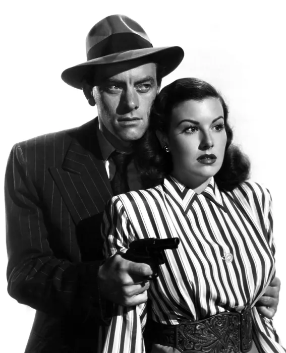Framed Print : RAILROADED!, John Ireland, Sheila Ryan, 1947