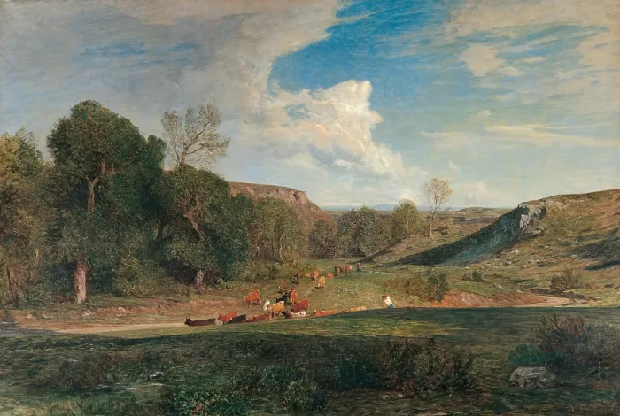 Framed Print : After the Rain, by Antonio Fontanesi, 1861, 19th Century, oil on canvas, cm 192 x 198 - Italy, Tuscany, Florence, Gallery of Modern Art, Palazzo Pitti. All Framed Print : After the Rain, by Antonio Fontanesi, 1861, 19th Century, oil on canvas, cm 192 x 198 - Italy, Tuscany, Florence, Gallery of Modern Art, Palazzo Pitti. All