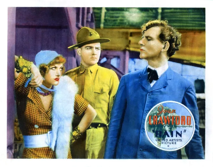 Framed Print : RAIN, from left, Joan Crawford, William Gargan, Walter Huston, 1932 Framed Print : RAIN, from left, Joan Crawford, William Gargan, Walter Huston, 1932