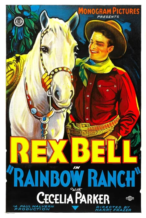 Framed Print : RAINBOW RANCH, Rex Bell, 1933