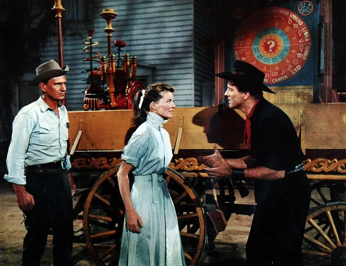 Framed Print : THE RAINMAKER, Wendell Corey, Katharine Hepburn, Burt Lancaster, 1956