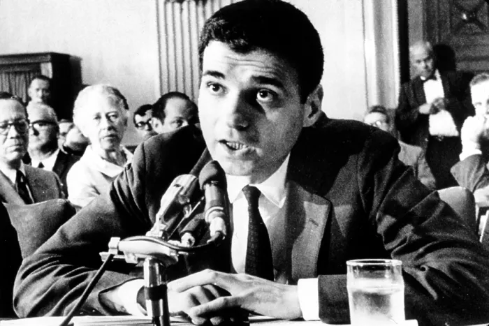 Framed Print : Ralph Nader testifying at a Senate Labor hearing, 7 / 2 / 68. Courtesy: CSU Archives  /  Everett Collection