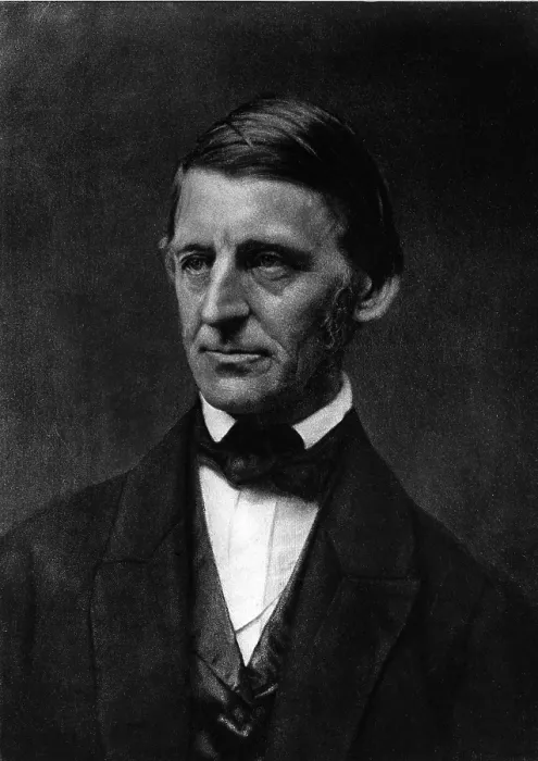Framed Print : Ralph Waldo Emerson (1803-82) American writer who espoused Transcendentalism