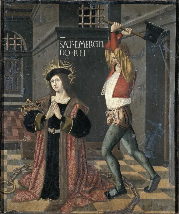 Framed Print : RAMIREZ, Juan. Degollacion de San Hermenegildo. ca. 1515. Altarpiece of the Polyptych of the Martyrs. Proceeding from the Ermita de los MArtires of Grenada. Renaissance art Framed Print : RAMIREZ, Juan. Degollacion de San Hermenegildo. ca. 1515. Altarpiece of the Polyptych of the Martyrs. Proceeding from the Ermita de los MArtires of Grenada. Renaissance art