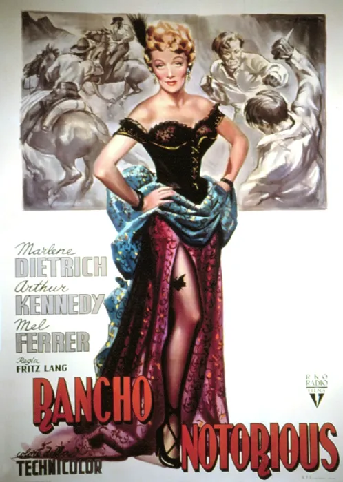 Framed Print : RANCHO NOTORIOUS, Marlene Dietrich, 1952 Framed Print : RANCHO NOTORIOUS, Marlene Dietrich, 1952