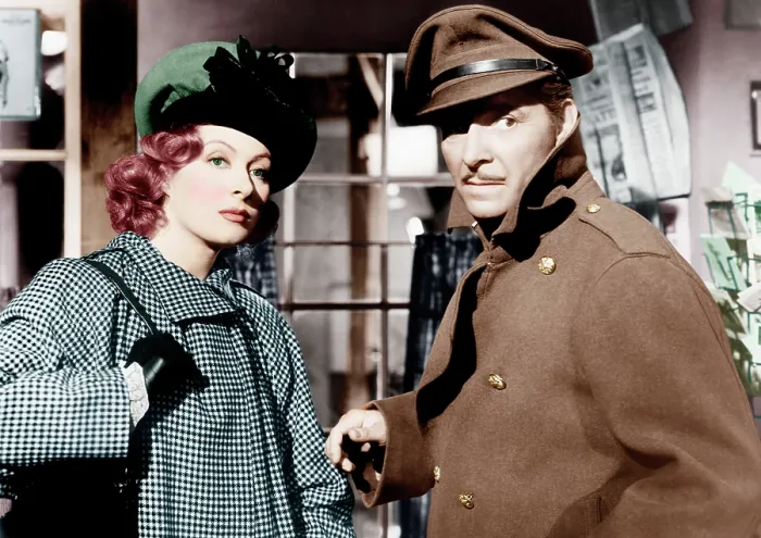 Framed Print : RANDOM HARVEST, from left: Greer Garson, Ronald Colman, 1942