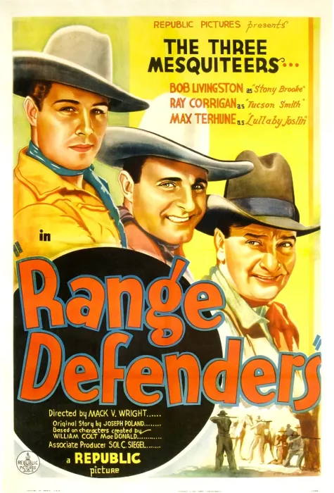 Framed Print : RANGE DEFENDERS, from left: Bob Livingston, Ray Corrigan, Max Terhune, 1937 Framed Print : RANGE DEFENDERS, from left: Bob Livingston, Ray Corrigan, Max Terhune, 1937