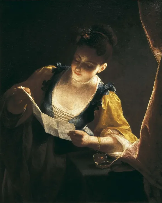 Framed Print : RAOUX, Jean (1677-1734). Young Woman Reading a Letter (Jeune fille lisant une lettre). beg. 18th c. Oil on canvas. FRANCE. Paris. Louvre Museum Framed Print : RAOUX, Jean (1677-1734). Young Woman Reading a Letter (Jeune fille lisant une lettre). beg. 18th c. Oil on canvas. FRANCE. Paris. Louvre Museum