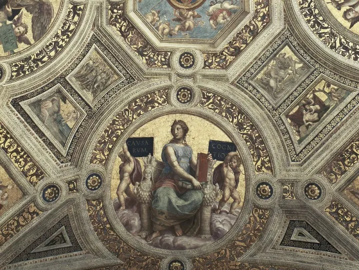 Framed Print : Raphael (1483-1520). Stanza of the Signatura. Philosophy. VATICAN CITY. Vatican Palaces. Renaissance art. Cinquecento. Fresco. AISA / Everett Collection**US SALES ONLY**