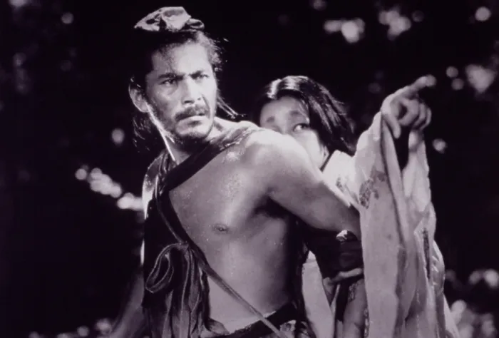 Framed Print : RASHOMON, Toshiro Mifune, Machiko Kyo, 1950