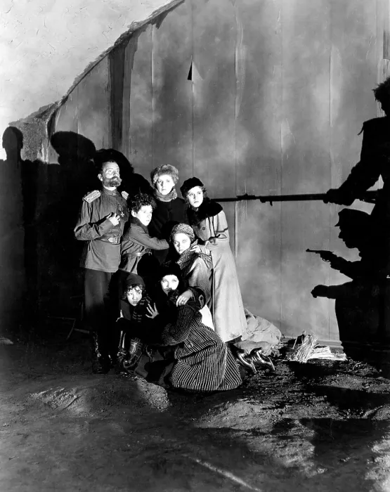 Framed Print : RASPUTIN AND THE EMPRESS, (front row), Anne Shirley, Jean Parker, (back row), Ralph Morgan, Tad Alexander, Ethel Barrymore, Diana Wynyard, 1932