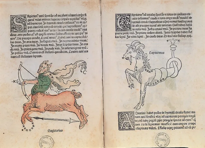 Framed Print : Ratdolt Erhard, First Edition of the Poeticon Astronomicon by Hyginus, 1485, 15th Century, engraving, Italy, Veneto, Venice, Marciana Library