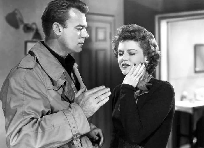 Framed Print : RAW DEAL, Dennis O'Keefe, Claire Trevor, 1948