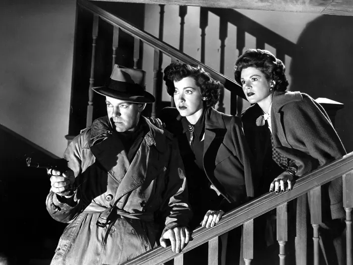 Framed Print : RAW DEAL, Dennis O'Keefe, Marsha Hunt, Claire Trevor, 1948