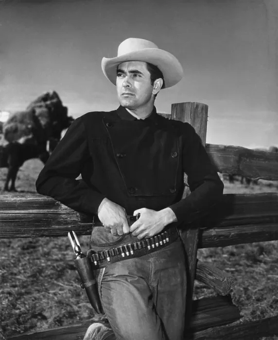 Framed Print : RAWHIDE, Tyrone Power, 1951, TM & Copyright 20th Century Fox Film Corp. / courtesy Everett Collection