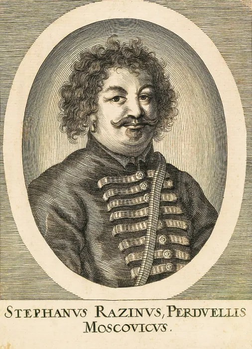Framed Print : RAZIN, Stenka (1630-1671). Xylography. FRANCE. Paris. National Library. AISA / Everett Collection**US SALES ONLY**